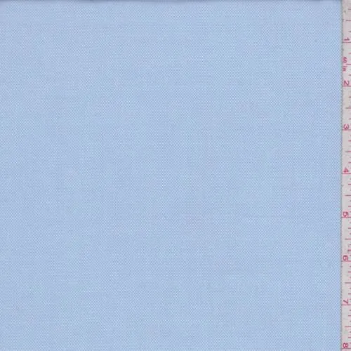 1 1/8 YD PC-Sky Blue Pique Shirting Fabric