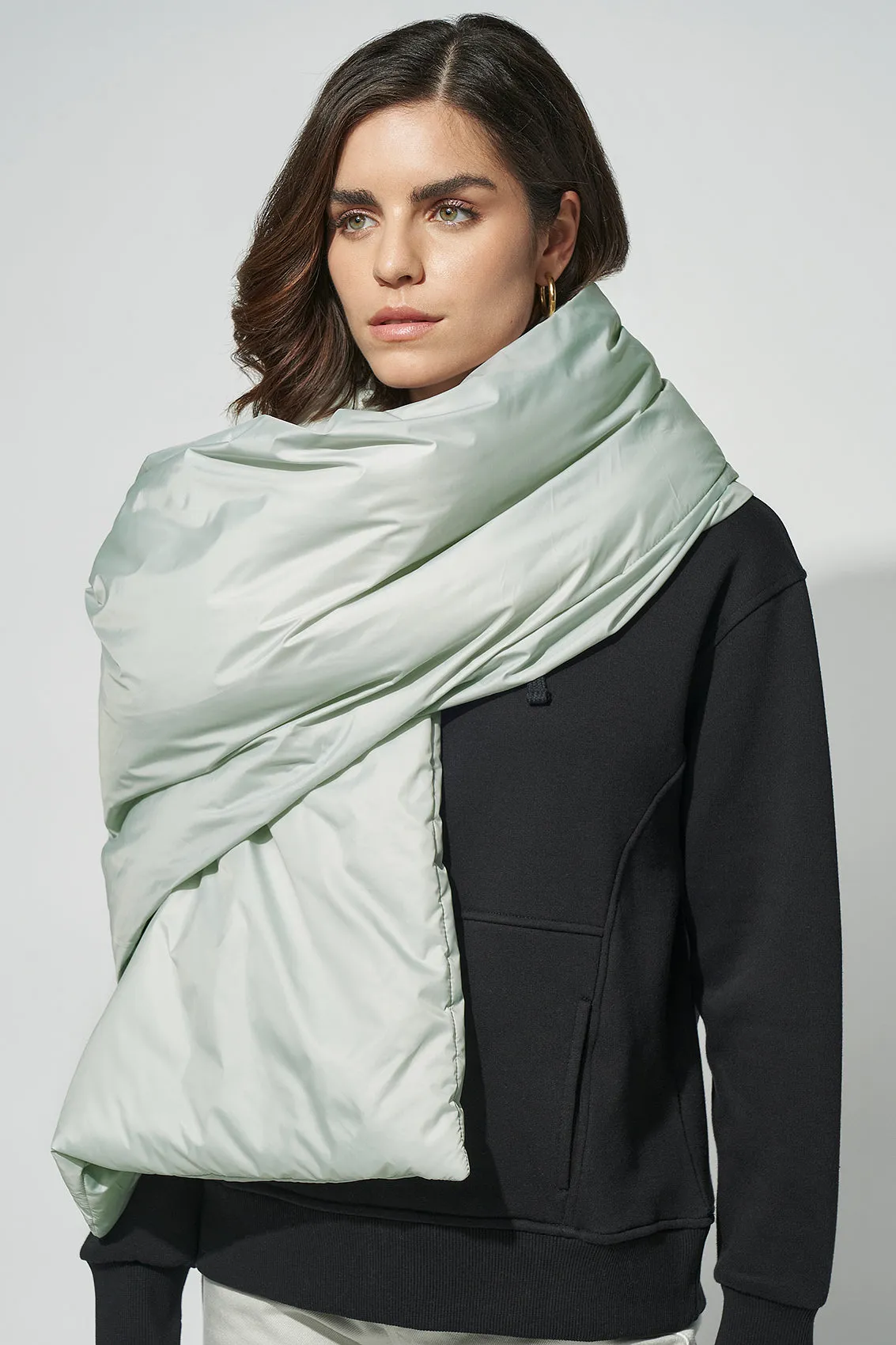 100% Recycled Unisex Puffa Scarf