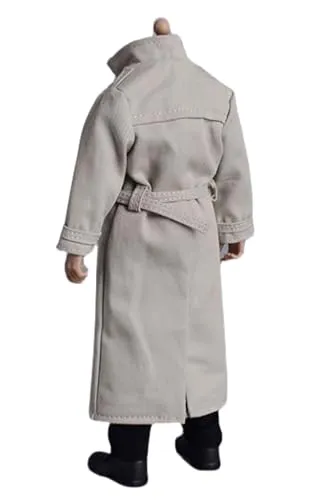 1/12 Scale Figure Doll Clothes: Long Trench Coat Collectible