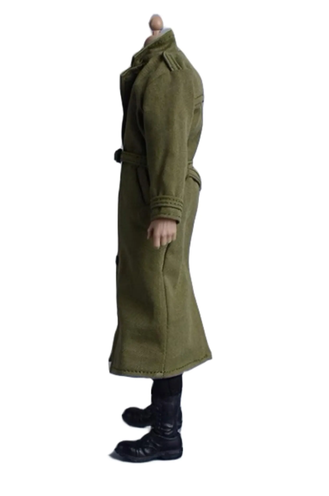 1/12 Scale Figure Doll Clothes: Long Trench Coat Collectible