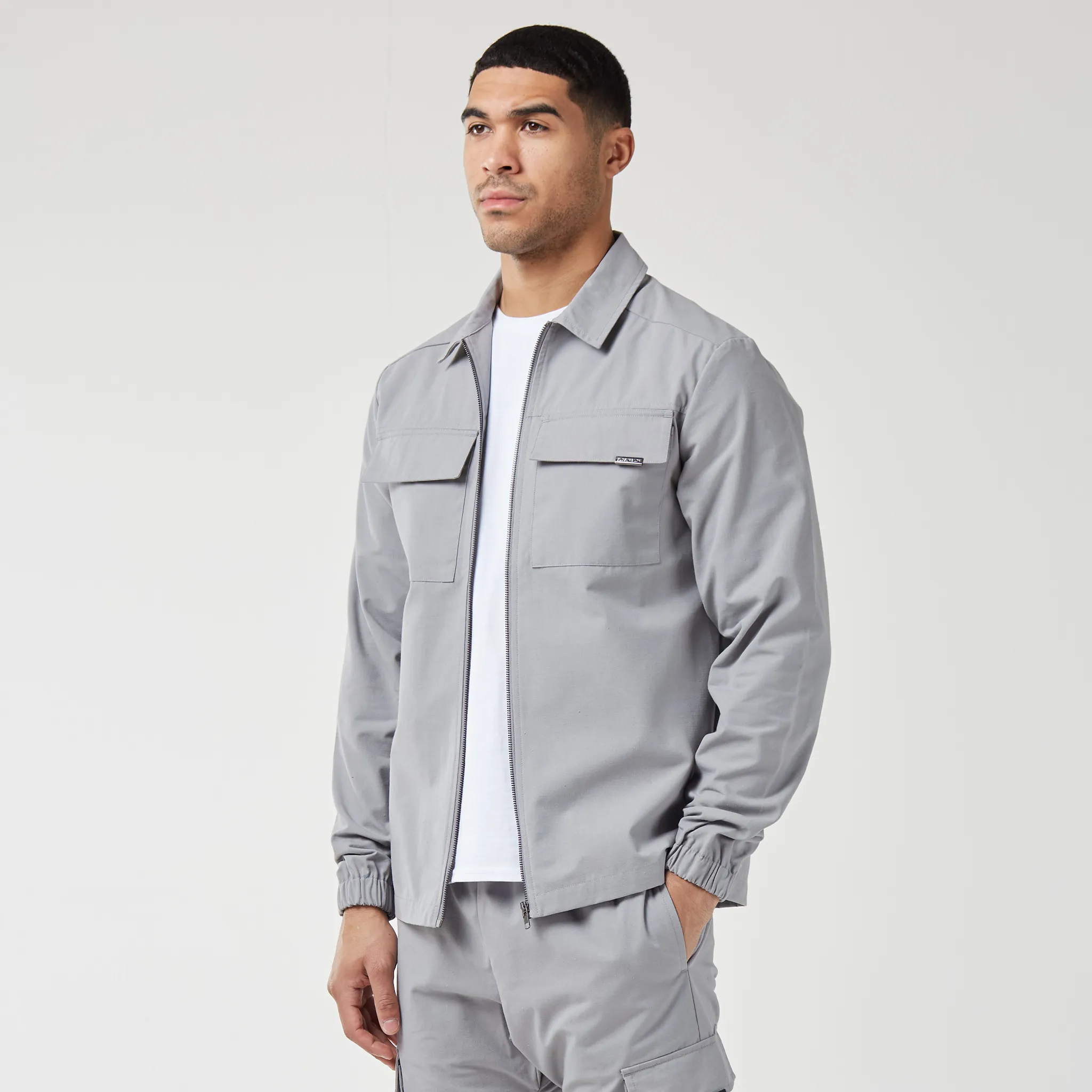 2-Pack Smart Utility Overshirts | Black / Ice Grey