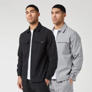 2-Pack Smart Utility Overshirts | Black / Ice Grey