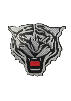 3D Embossed Tiger Face Hot-Fix Patch