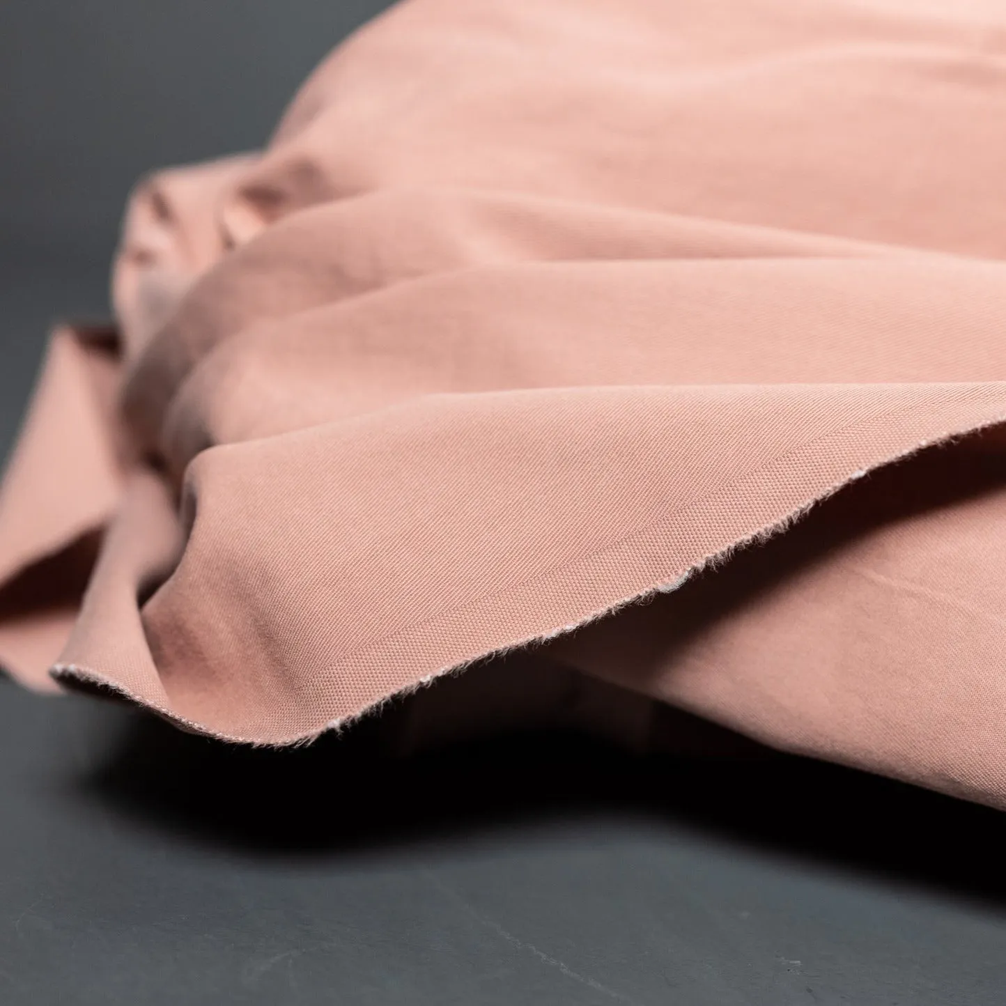 8oz Organic Twill / Effie Pink