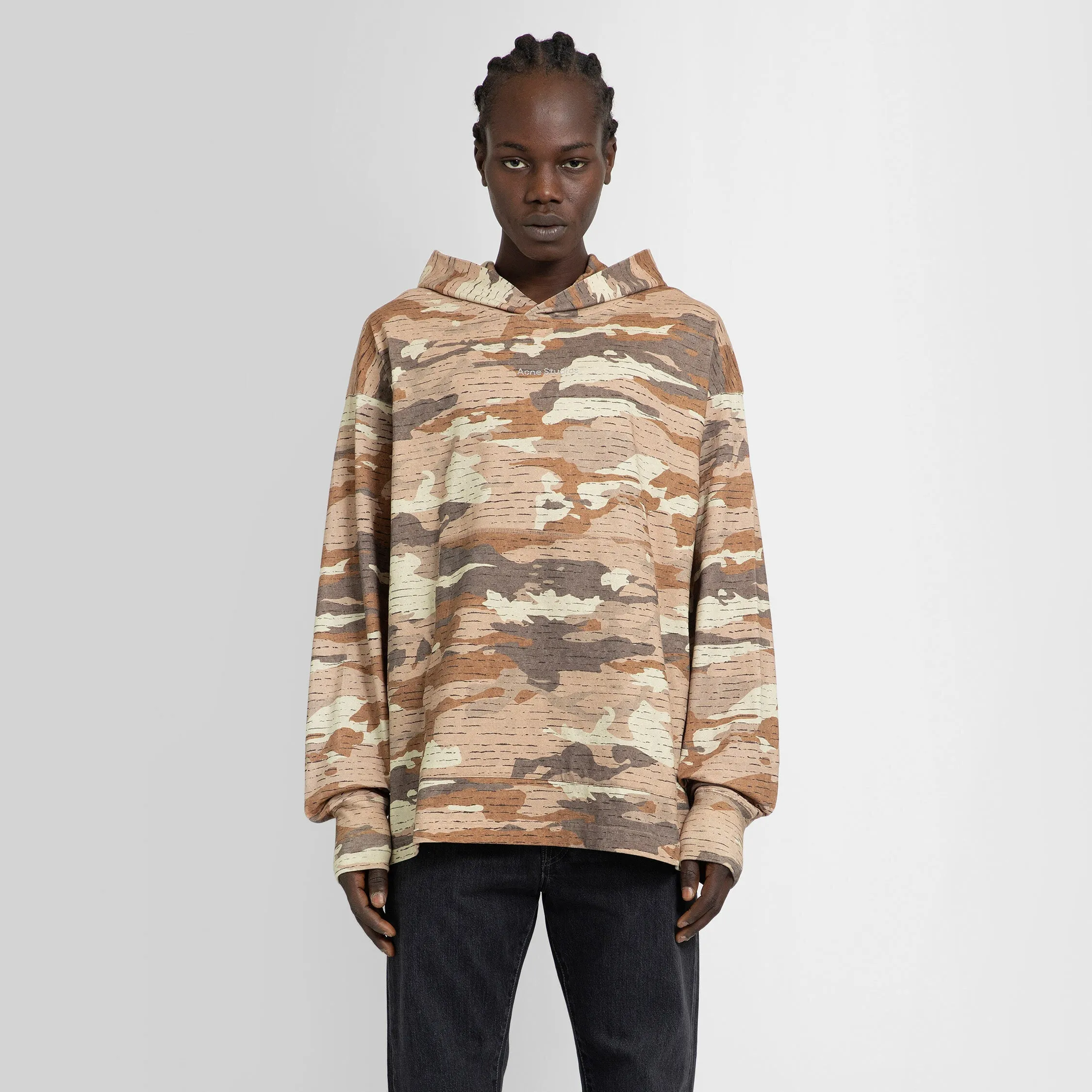 ACNE STUDIOS MAN BEIGE SWEATSHIRTS