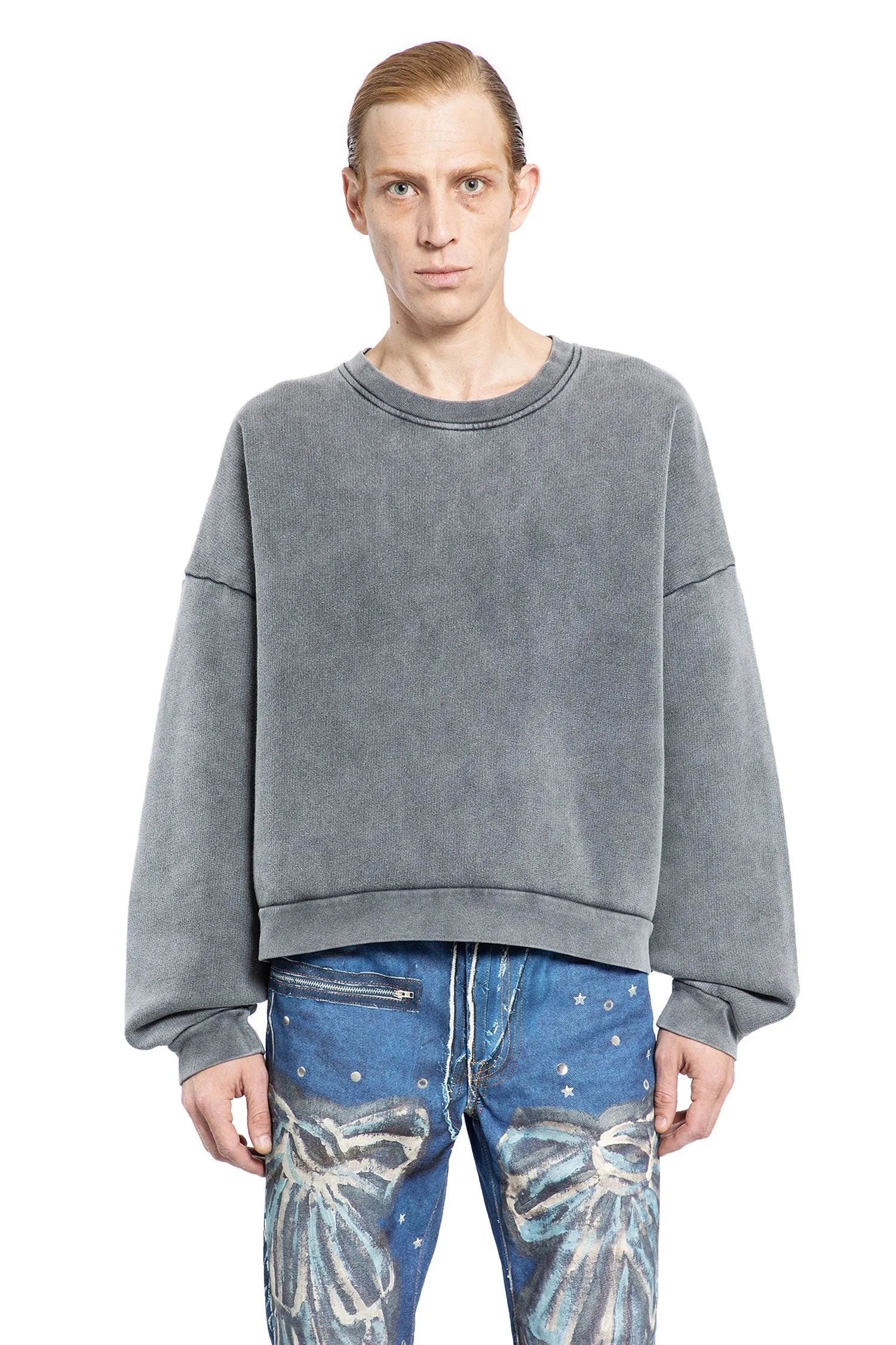 ACNE STUDIOS MAN BLACK SWEATSHIRTS