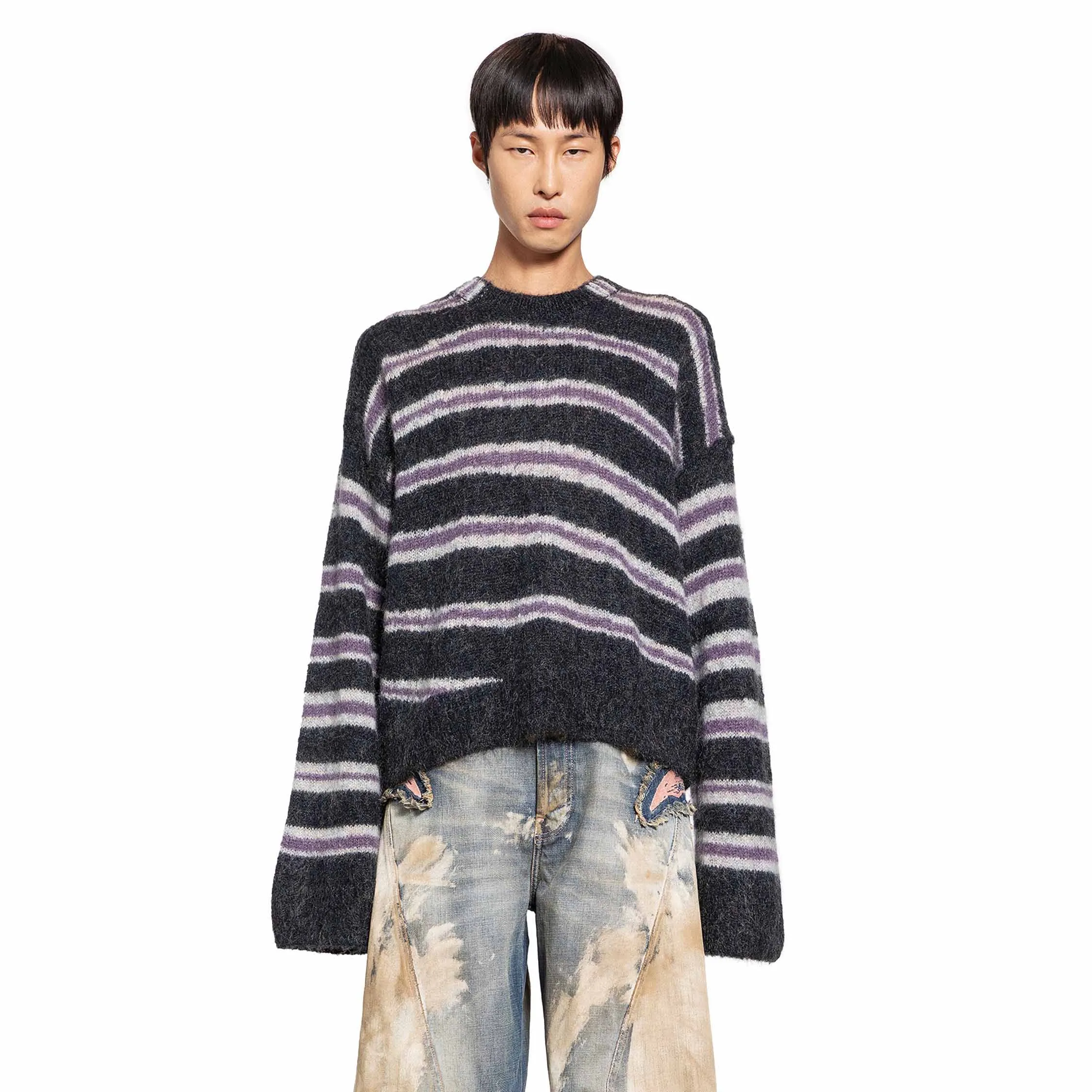 ACNE STUDIOS MAN GREY KNITWEAR