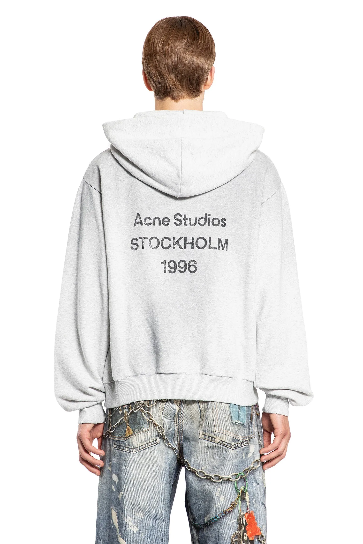 ACNE STUDIOS MAN GREY SWEATSHIRTS