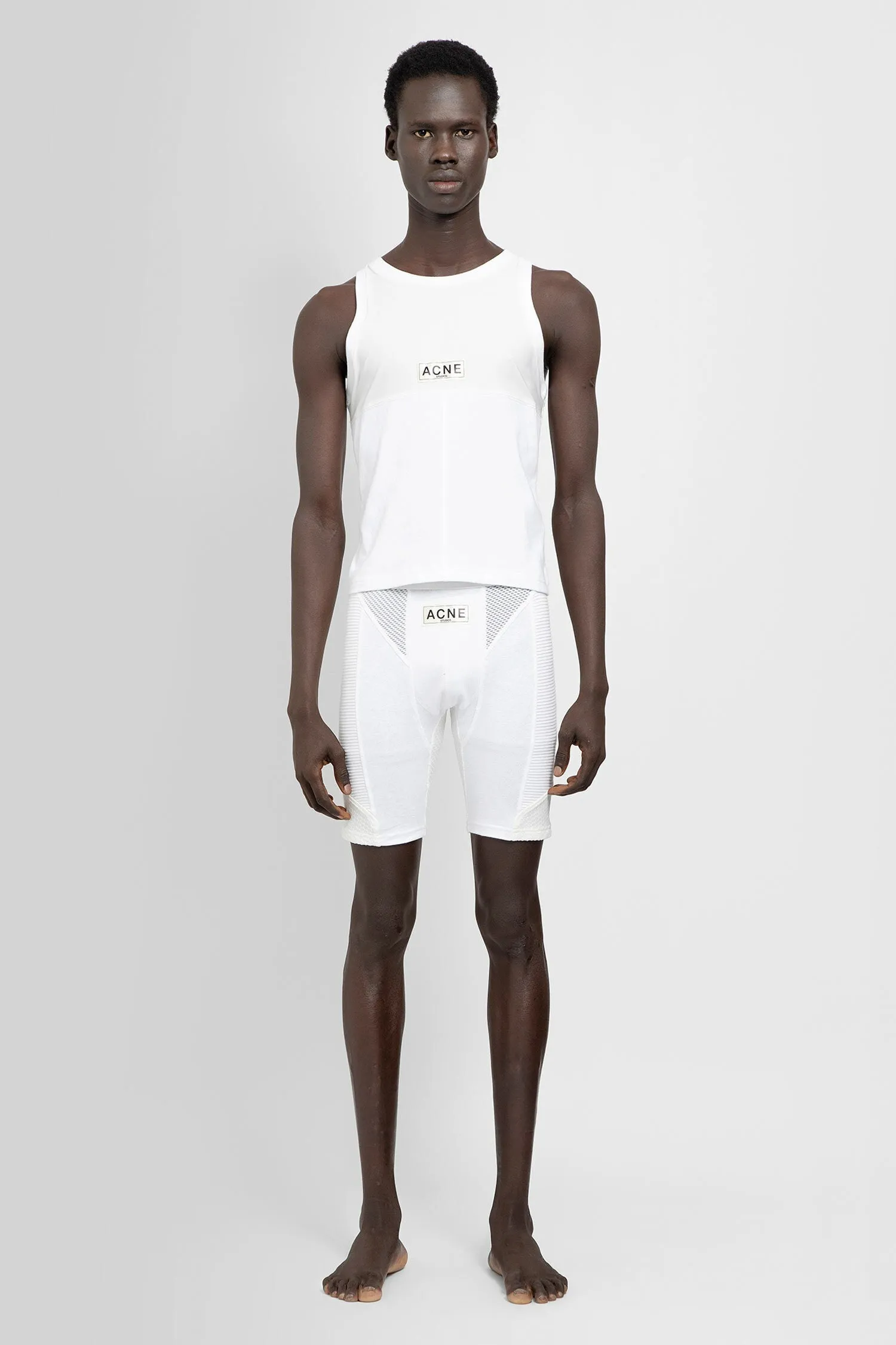 ACNE STUDIOS MAN WHITE T-SHIRTS & TANK TOPS