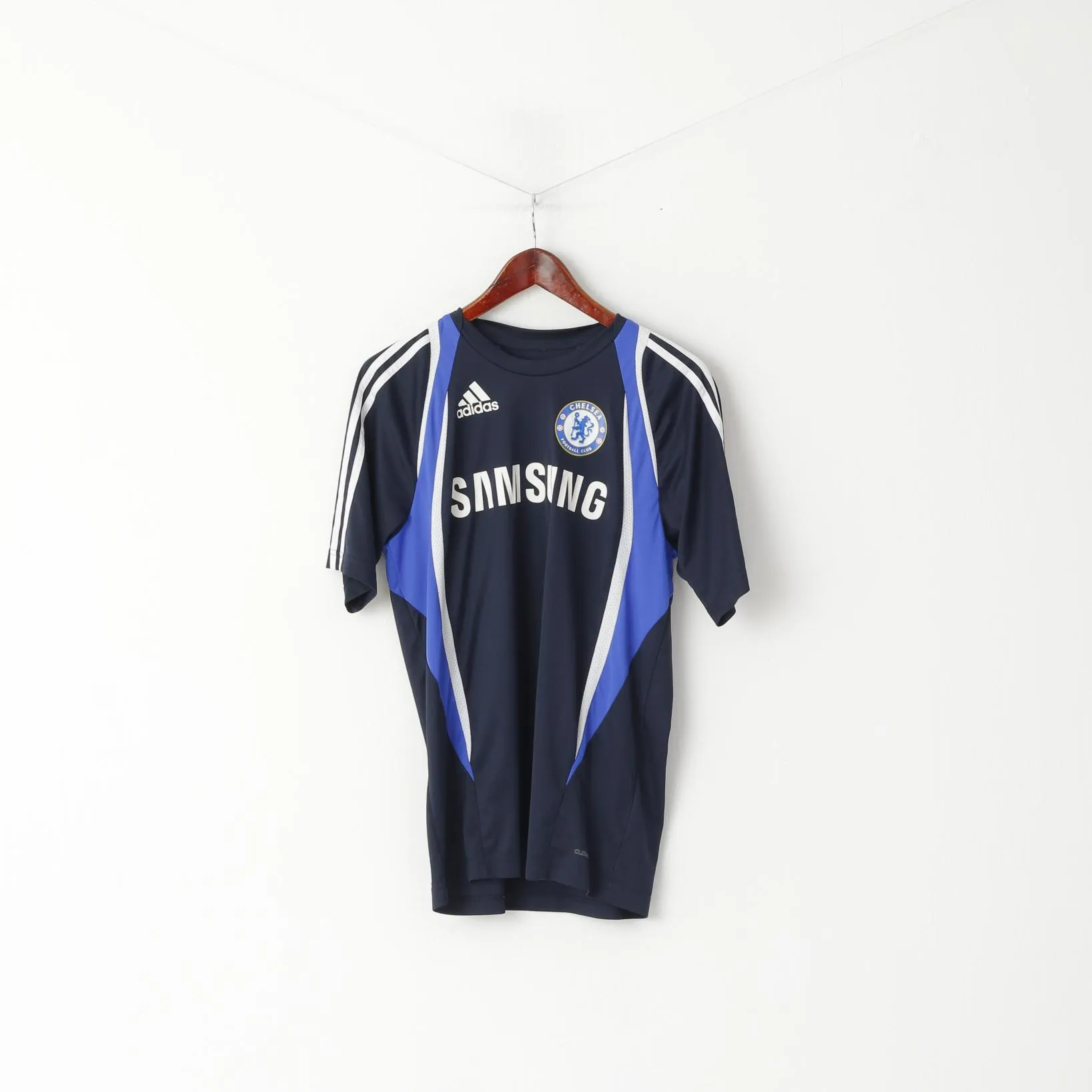 Adidas Men S Shirt Navy Chelsea Football Club 2009 Soccer Training Jersey