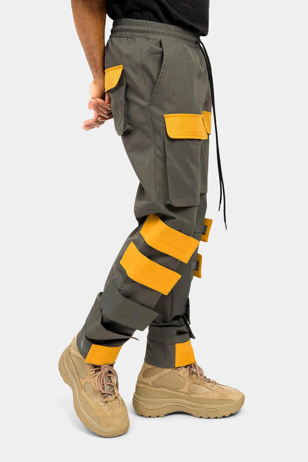 Adjustable Velcro Straps Cargo Pants