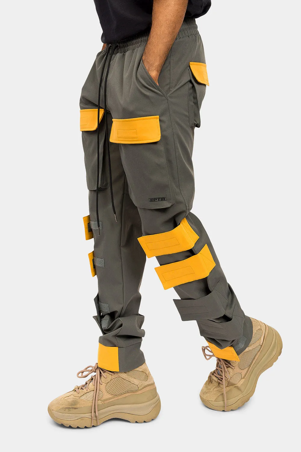 Adjustable Velcro Straps Cargo Pants