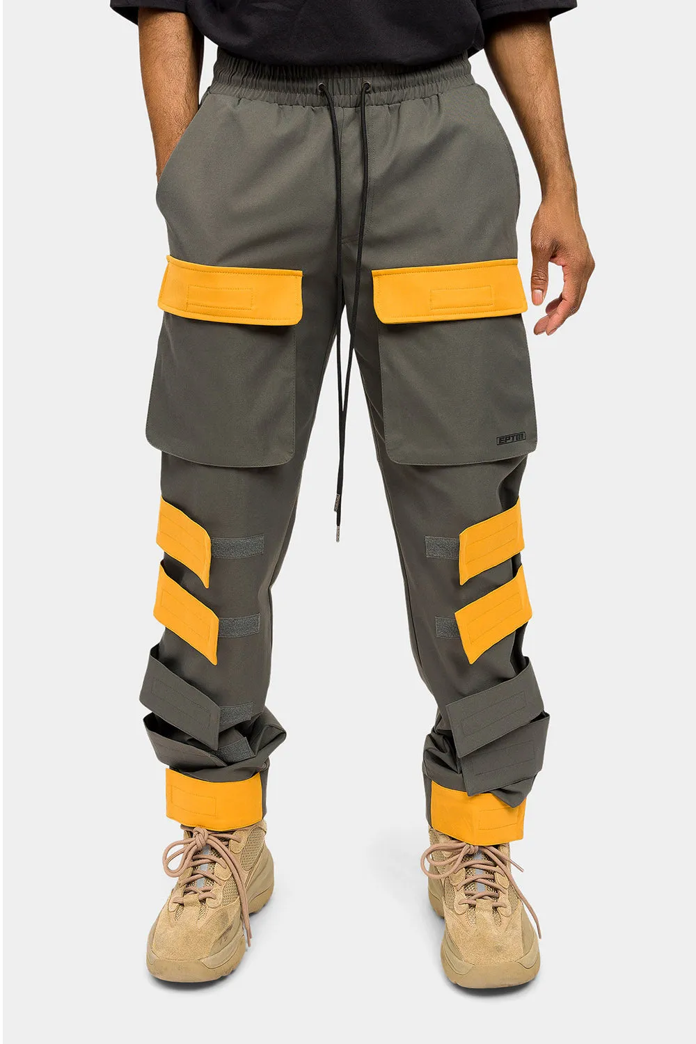 Adjustable Velcro Straps Cargo Pants