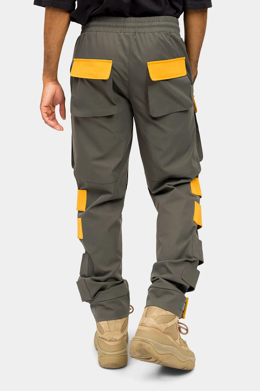 Adjustable Velcro Straps Cargo Pants