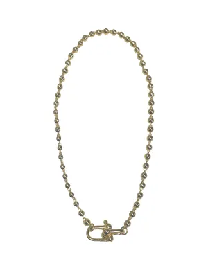 Ball Chain Necklace - Gold