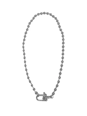 Ball Chain Necklace - Silver