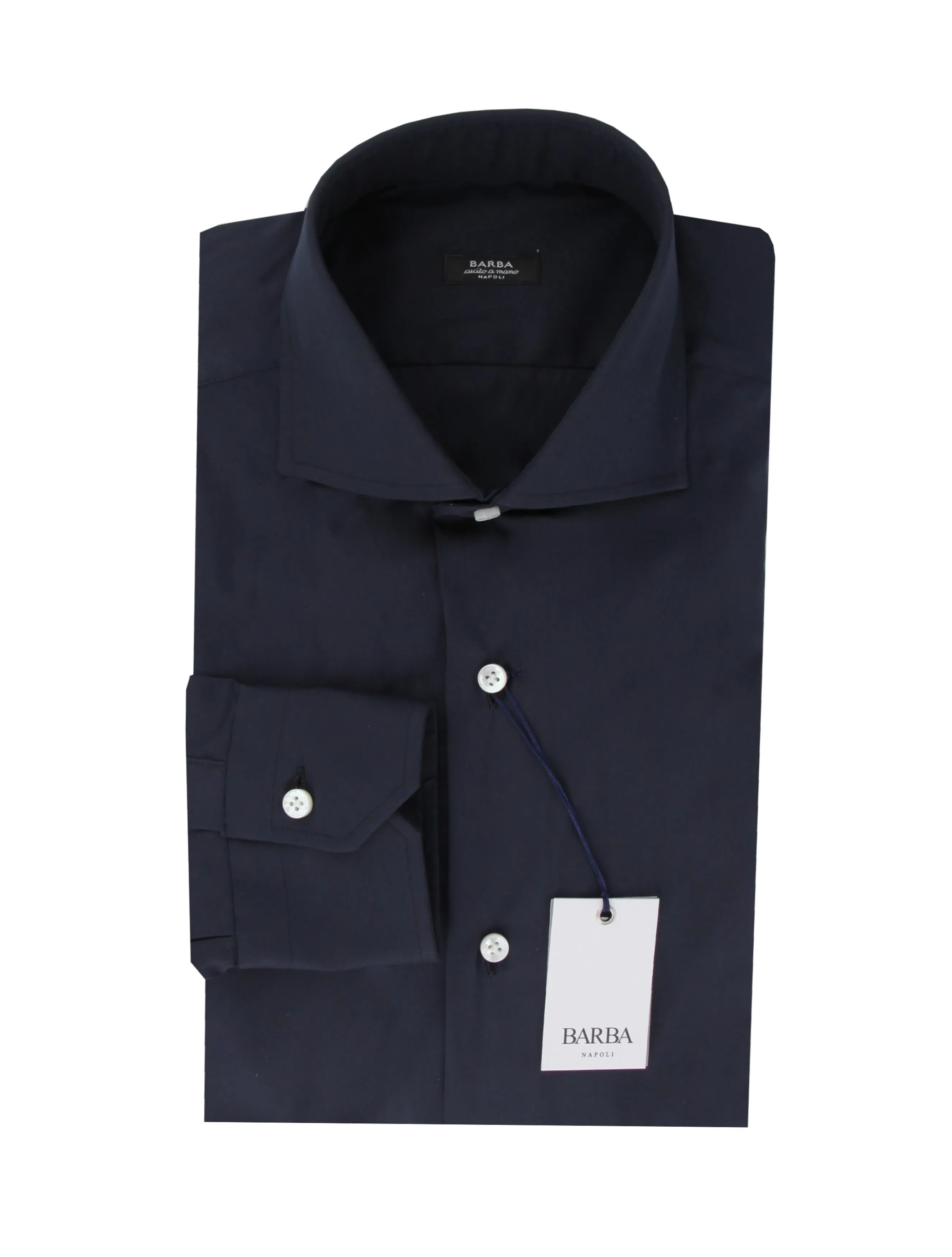 Barba Napoli Midnight Navy Blue Shirt - Extra Slim