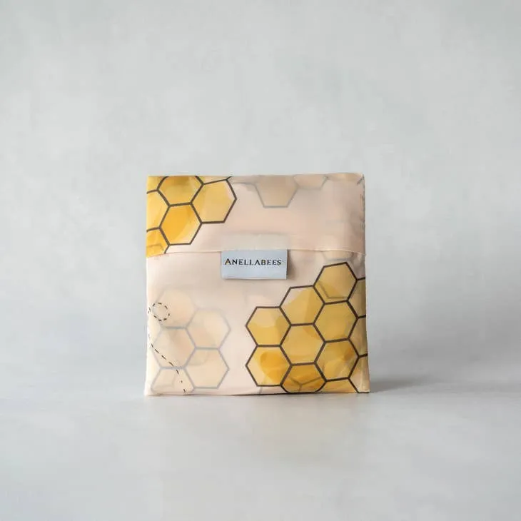 Bee & Honeycomb Reusable Eco Tote Bag