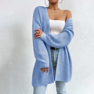 BerryBetty - Casual Solid Colour Knitted Cardigan