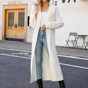 BerryBetty - Casual Solid Colour Long Cardigan