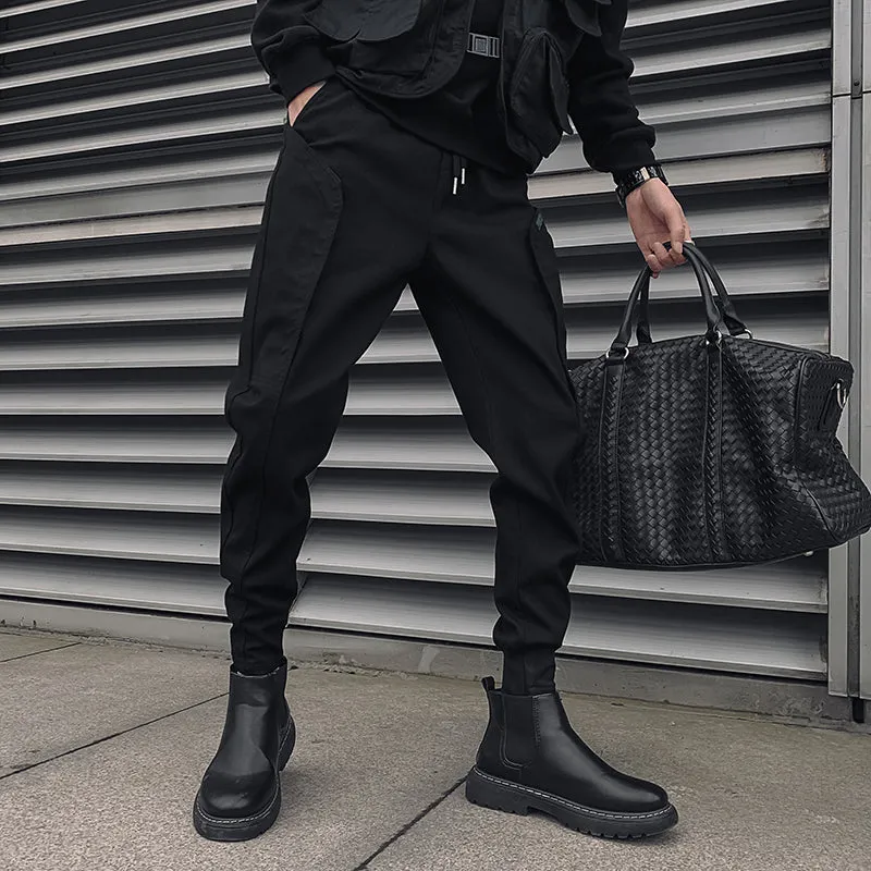 Black Cargo Harem Pants