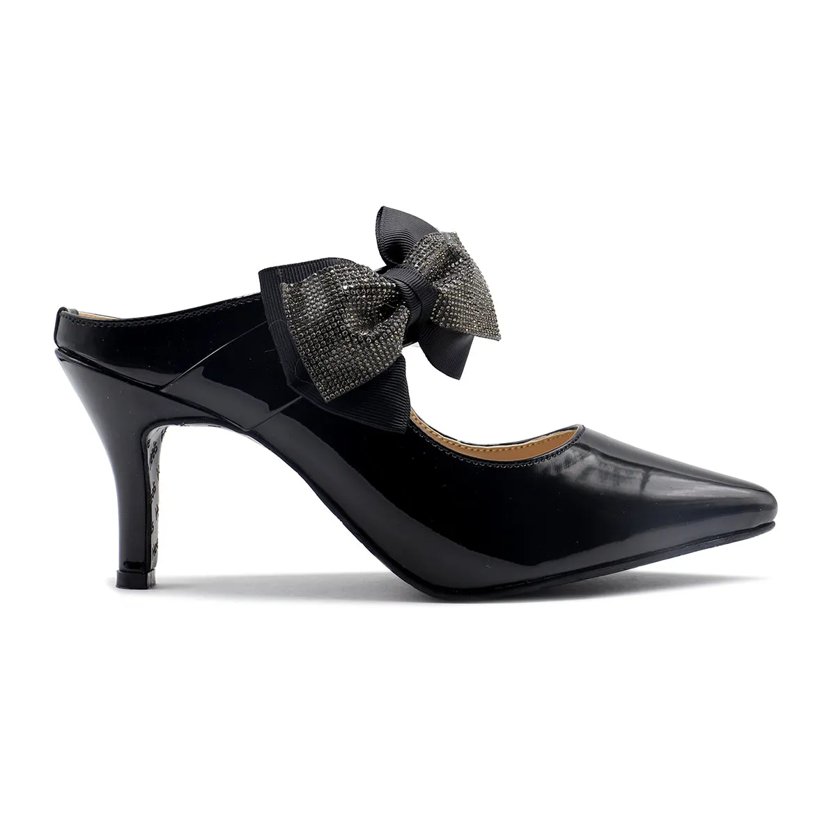 Black Formal Mule 037022