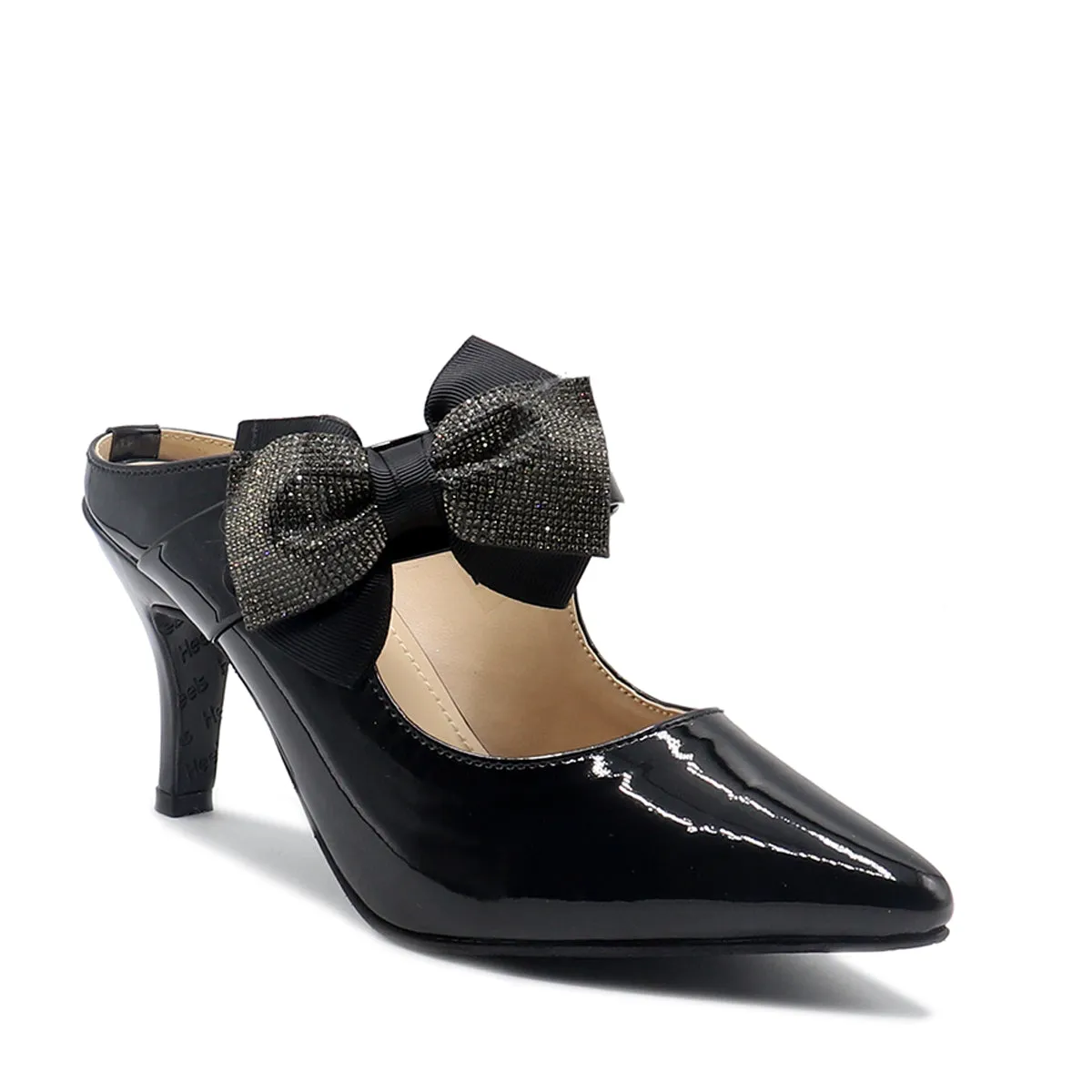 Black Formal Mule 037022