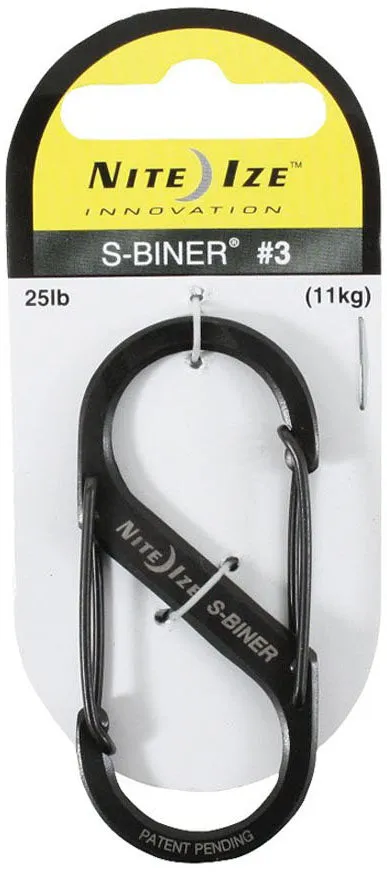 Black - Nite-Ize S-Biner #2 10LB