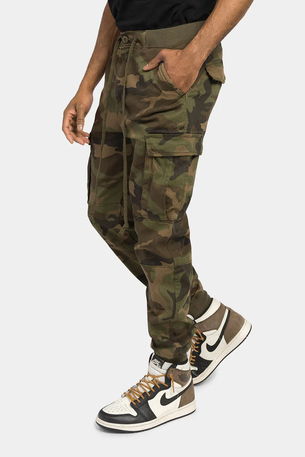 Cargo Drawstring Jogger Pants