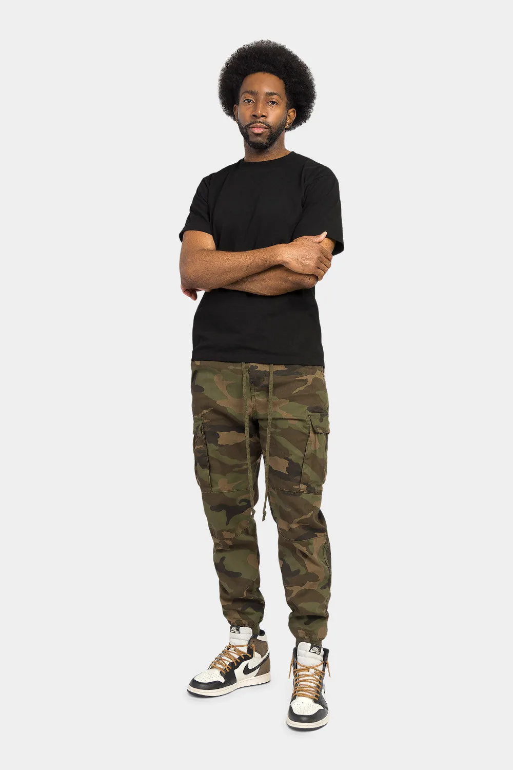 Cargo Drawstring Jogger Pants