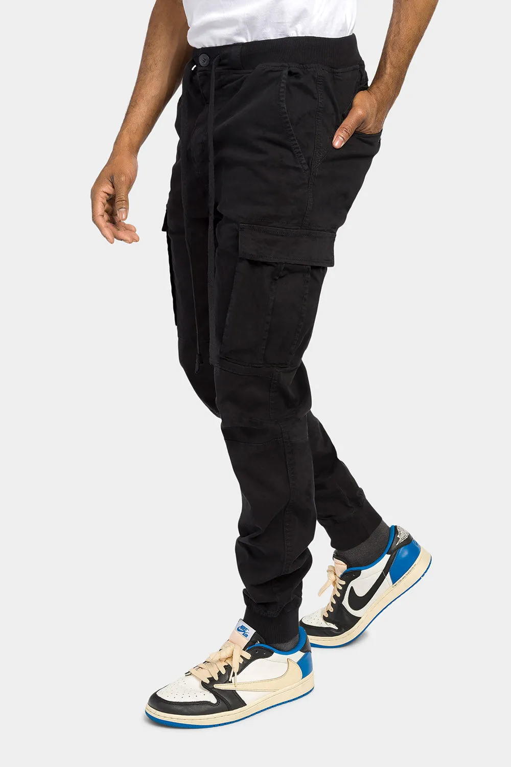 Cargo Drawstring Jogger Pants