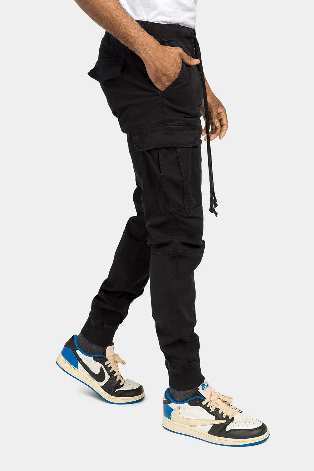 Cargo Drawstring Jogger Pants