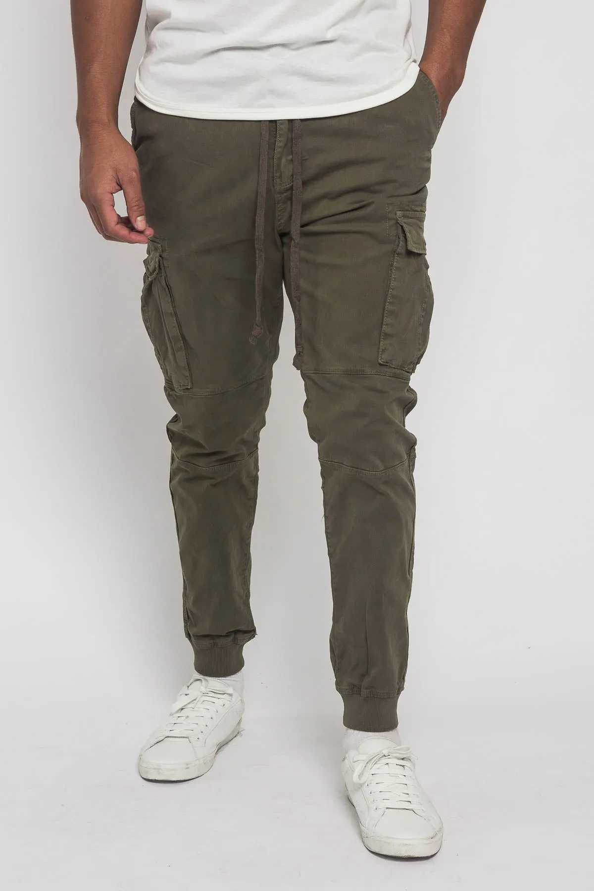 Cargo Drawstring Jogger Pants