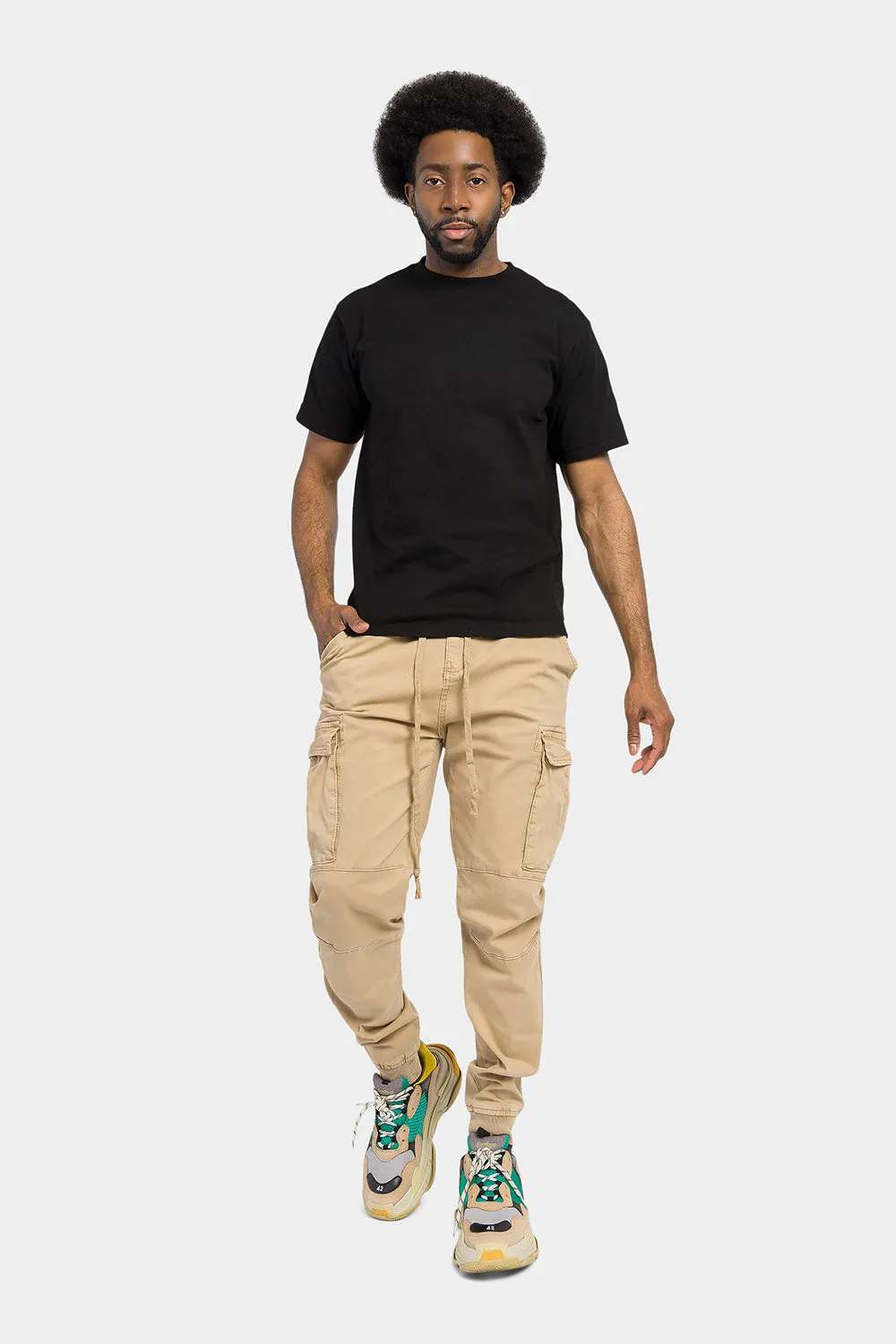 Cargo Drawstring Jogger Pants