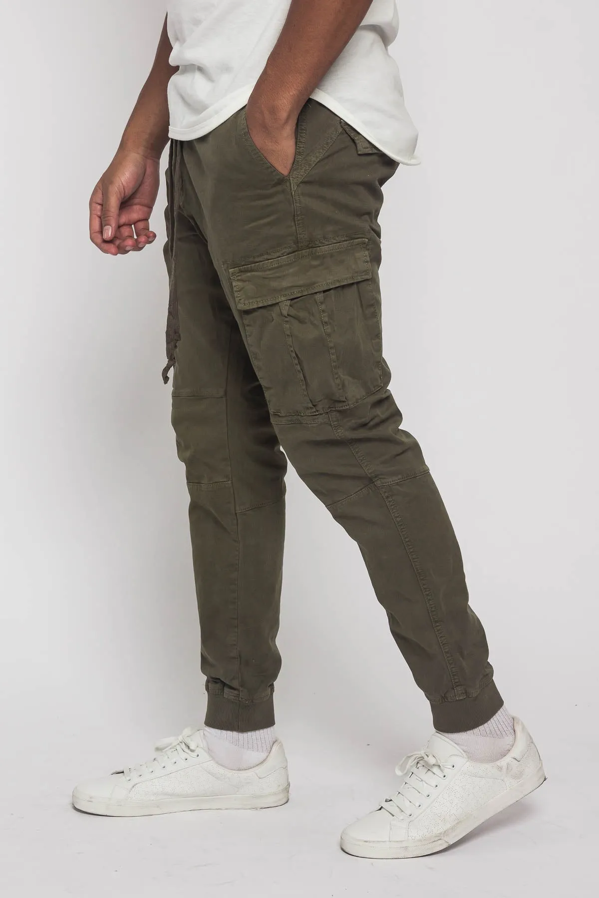 Cargo Drawstring Jogger Pants