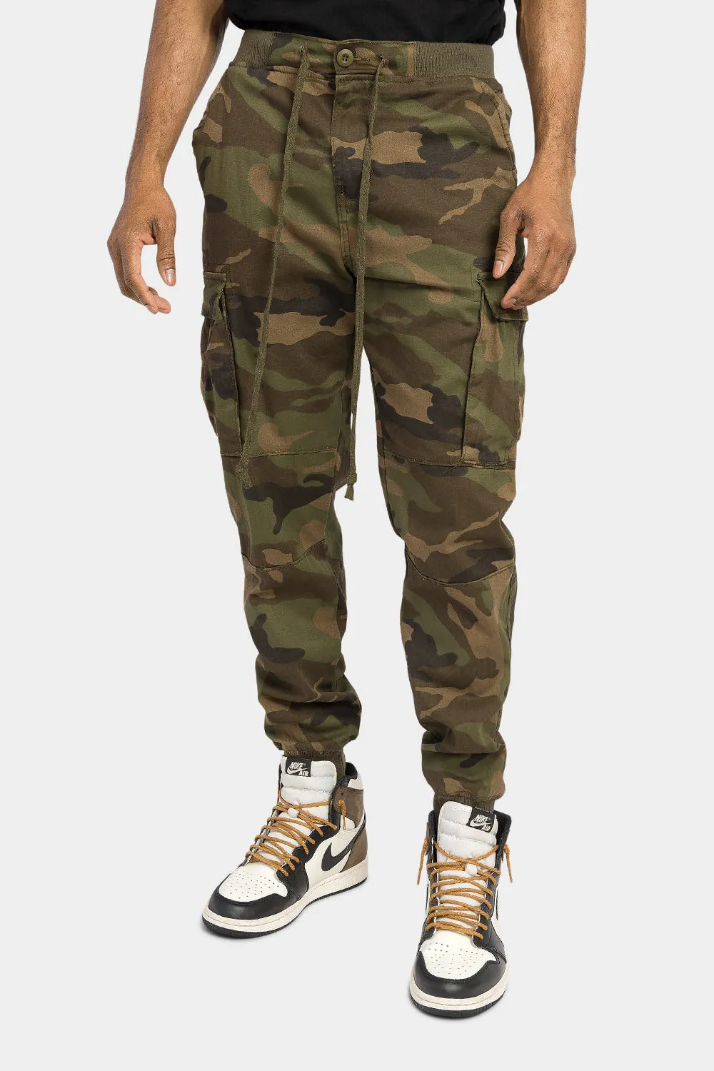 Cargo Drawstring Jogger Pants