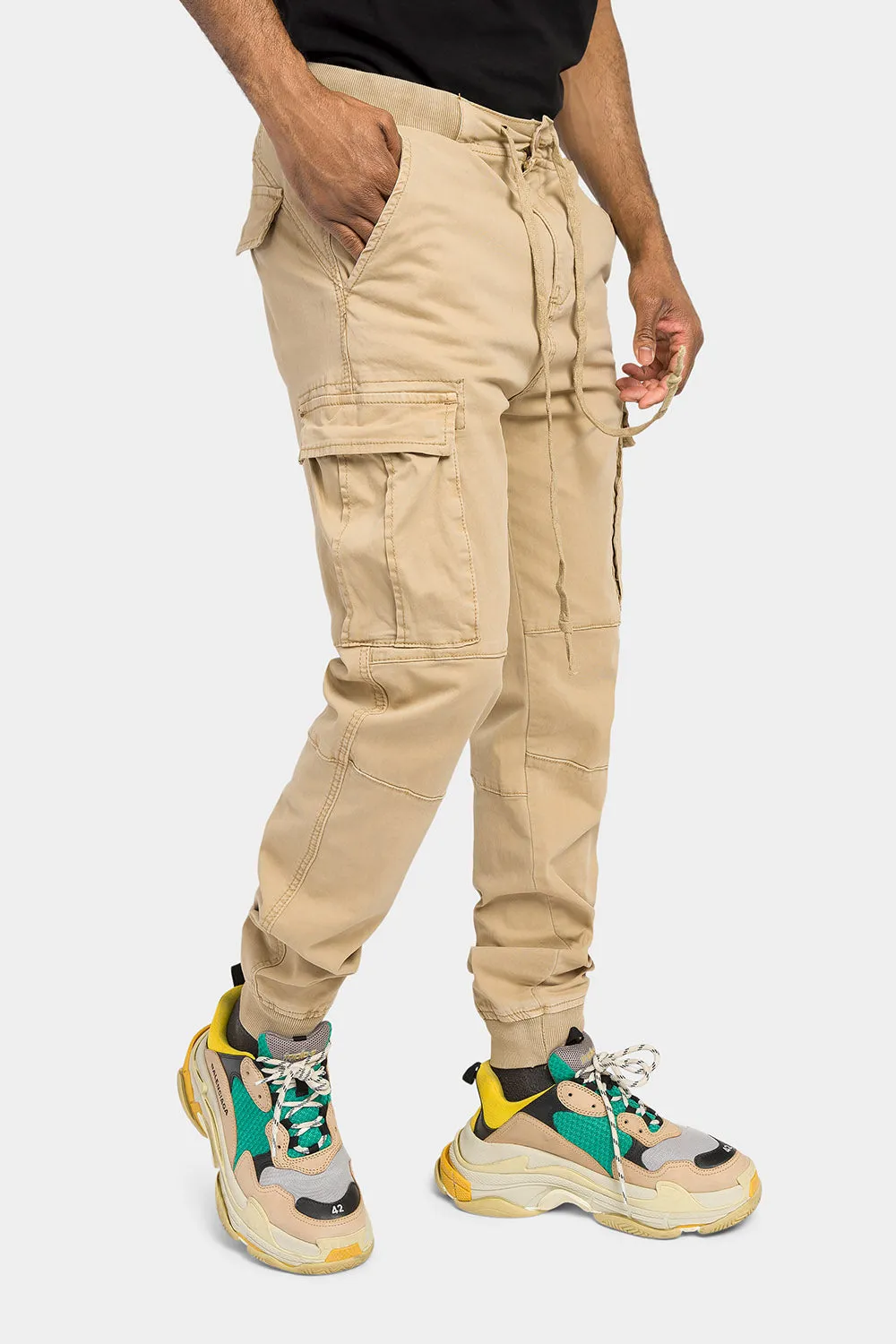 Cargo Drawstring Jogger Pants