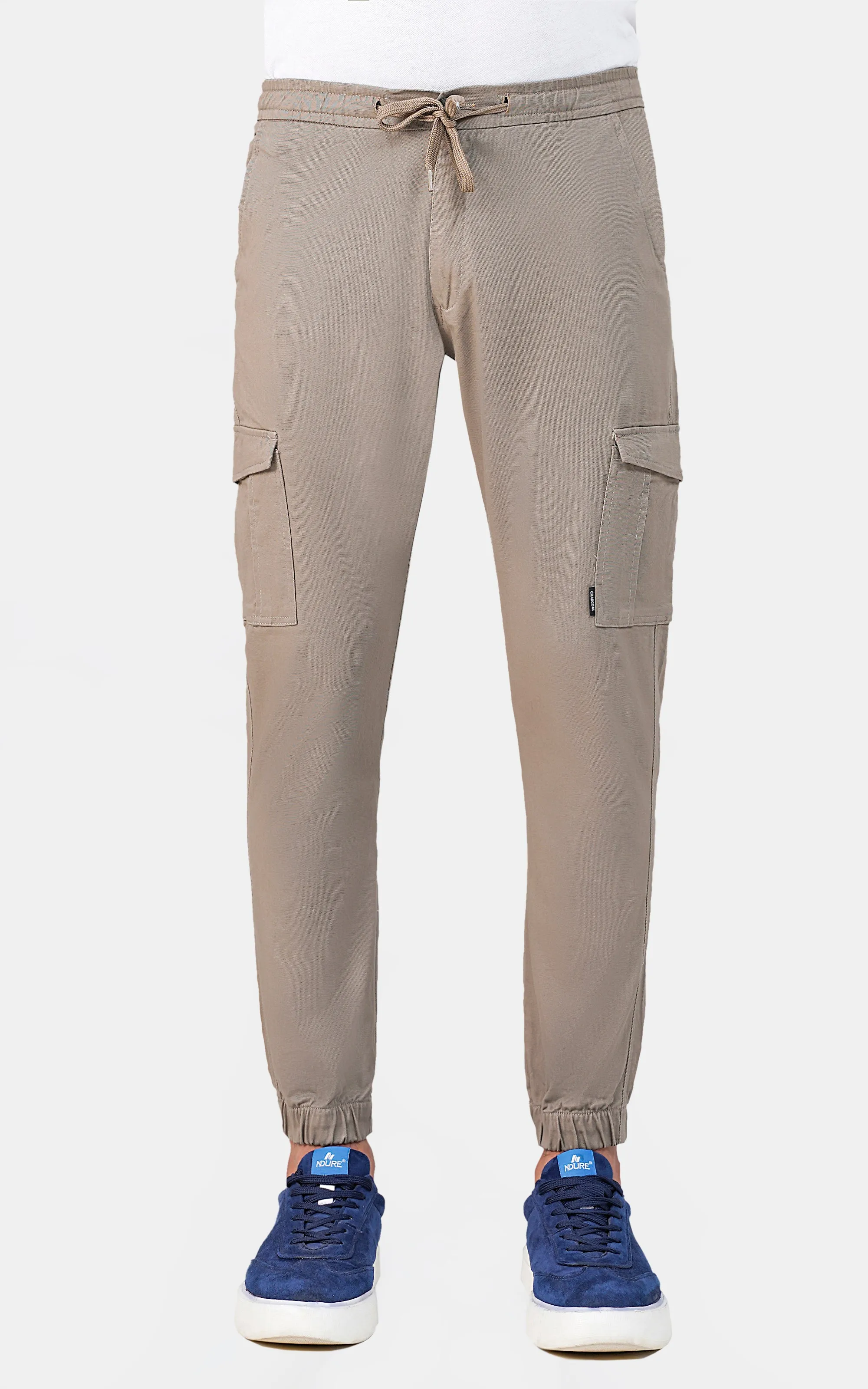 CARGO JOGGER TROUSER LIGHT KHAKI