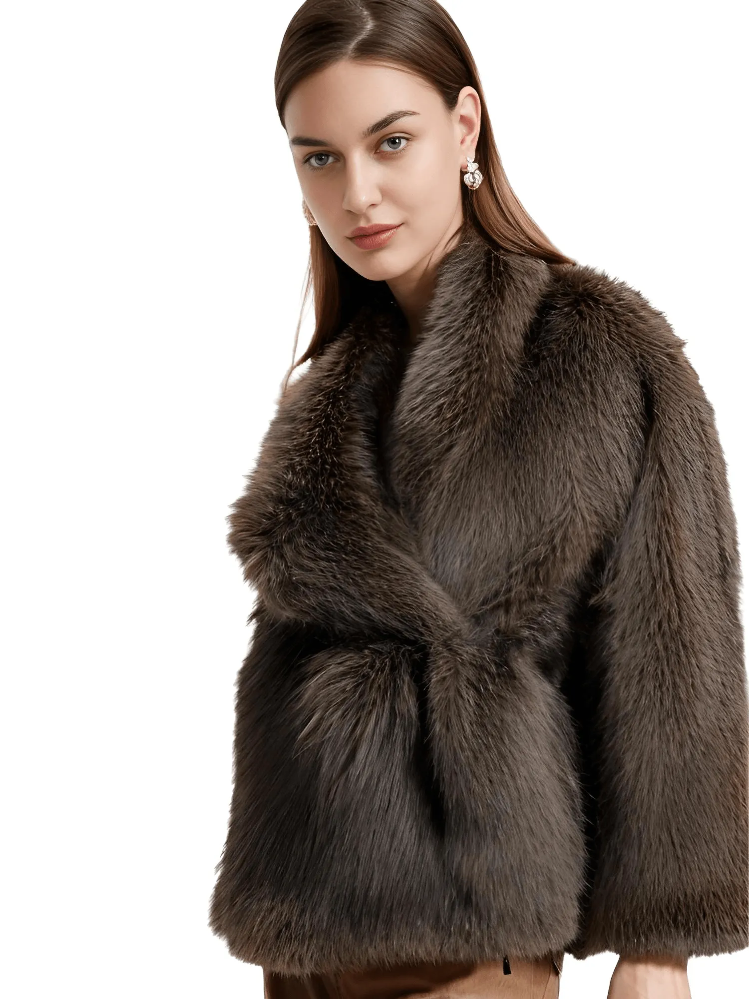 Chic Short Faux Fur Jackets For Women