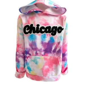 Chicago Tie Dye Hoodie