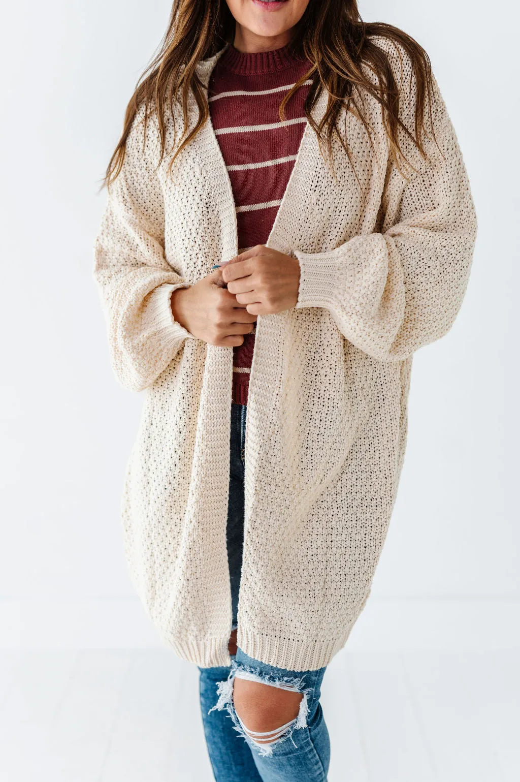 Chilton Cardigan in Oatmeal