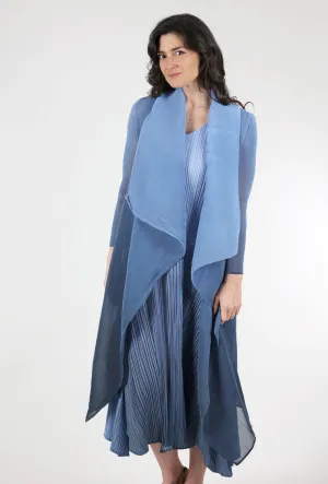 Collare Coat, Indigo