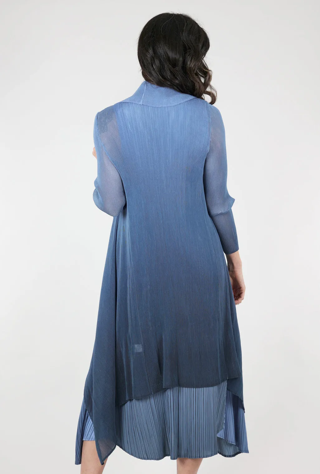 Collare Coat, Indigo