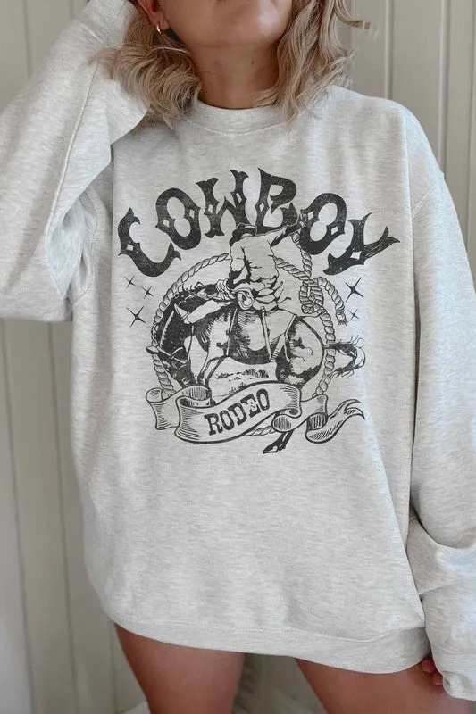 COWBOY RODEO GRAPHIC SWEATSHIRT