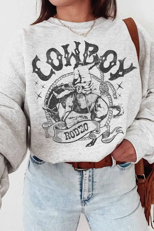 COWBOY RODEO GRAPHIC SWEATSHIRT