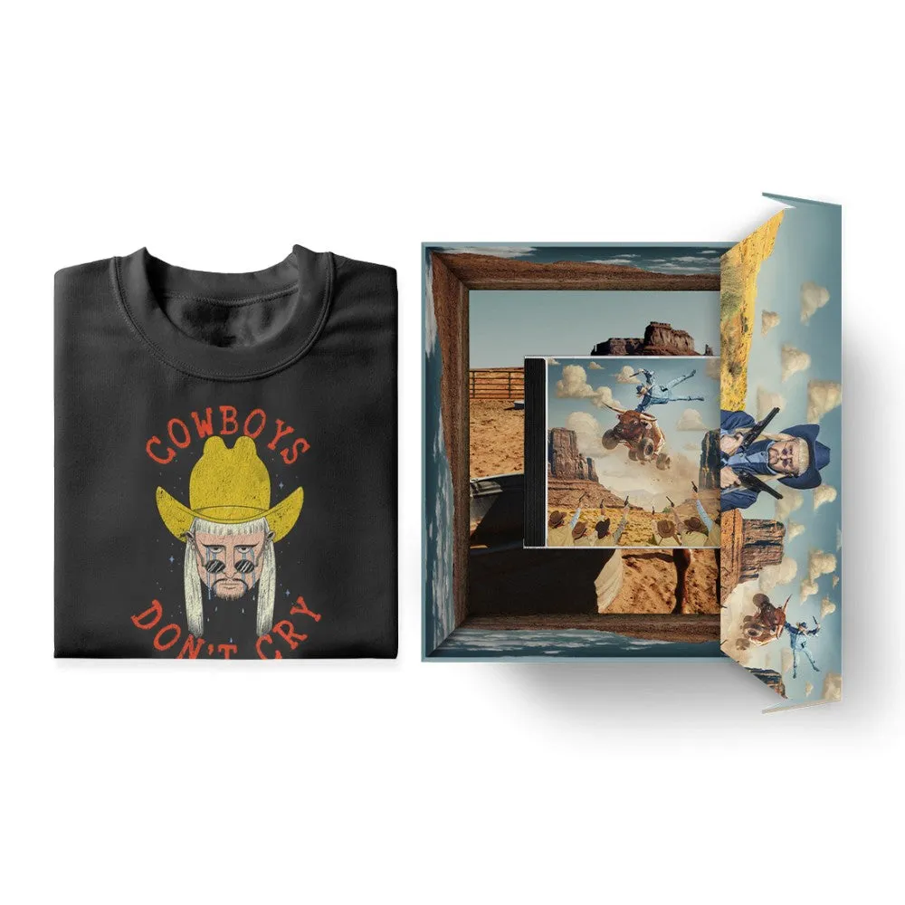 Cowboys Don’t Cry T-Shirt   CD Box Set