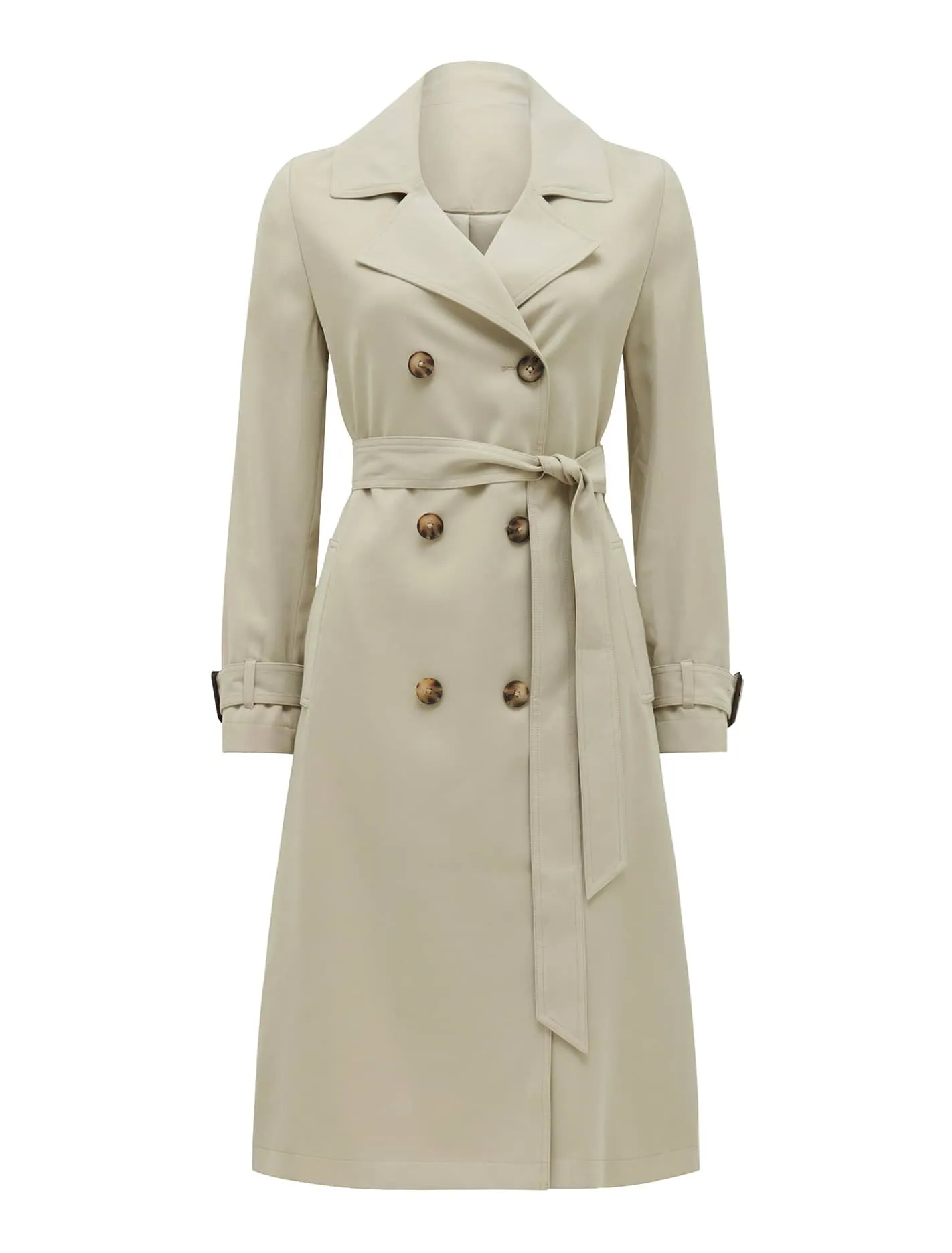 Darlah Petite Soft Trench Coat