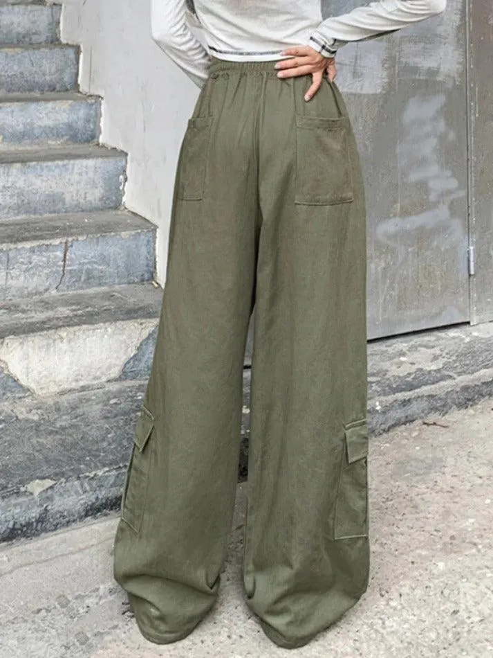 Drawstring Street Baggy Cargo Pants