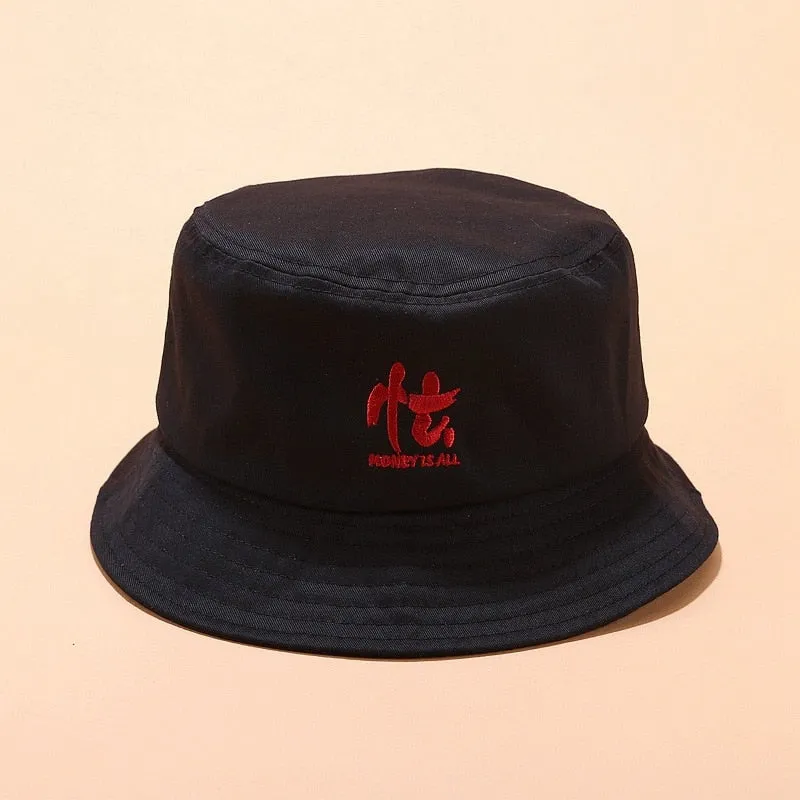 Embroidered fisherman hat tide men