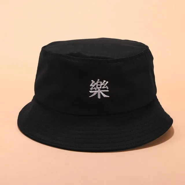 Embroidered fisherman hat tide men